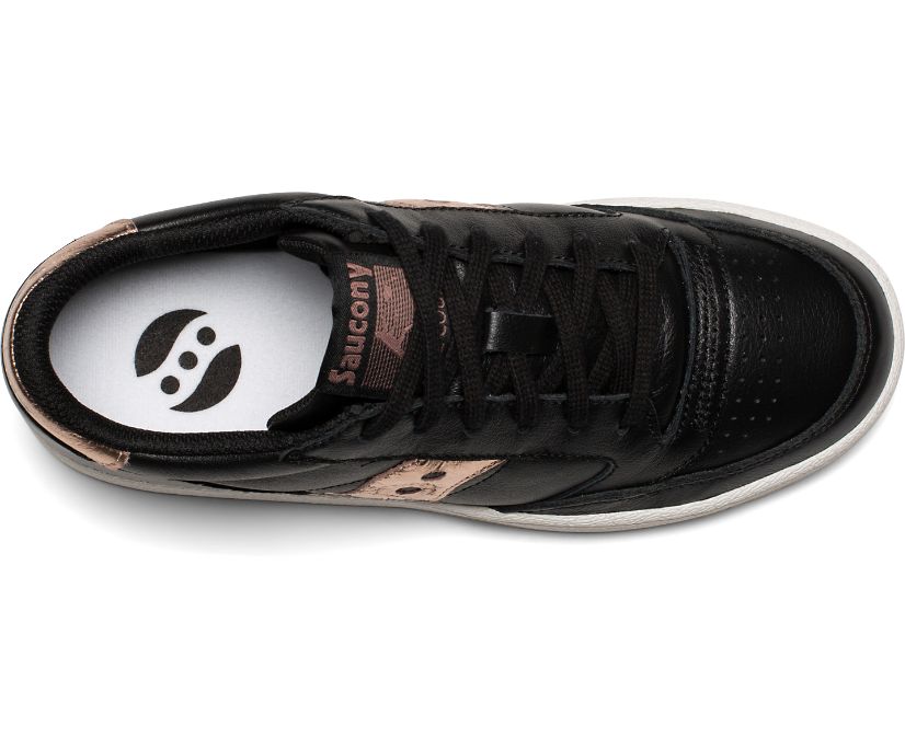 Saucony Jazz Court Women's Originals Black / Rose Gold | Canada 045LISH